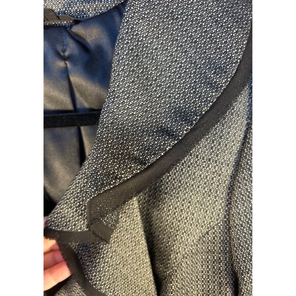 Maurices Womens Lg Ruffled Shawl Collar Belted Blazer Fairy Whimsy Sophisticated - Picture 5 of 7